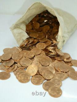1100x Coins approx 10.4 kg 1967 Uncirculated Elizabeth II One Penny 1P Job Lot