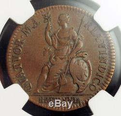 1665, Great Britain, Charles II. Cu Pattern 1/4 Penny (Farthing) Coin. NGC VF35