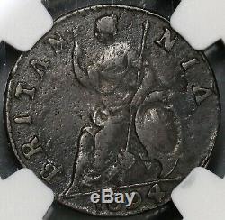 1694 NGC VF Det William Mary Farthing 1/4 Penny Great Britain Coin (19081705C)