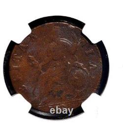1699 Great Britain 1/2 Penny, England, NGC VF Details Scratch, S-3556