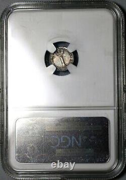 1709 NGC MS 62 Anne Penny Great Britain Sterling Silver Coin POP 1/0 (24070801D)