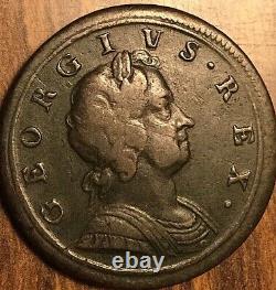 1720 Uk GB Great Britain Half Penny Coin