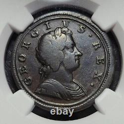1721/0 Great Britain 1/2 Half Penny NGC VF20BN