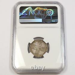 1746 NGC AU58 GREAT BRITAIN Six Pence 6P Coin #42962A