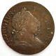 1748 Us Colonial Copper Mule 1/2 Penny Great Britain Contemporary Error Coin