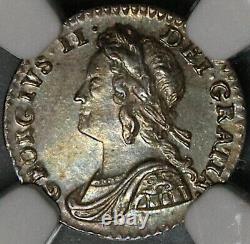 1754 NGC MS 63 George II Penny Pence Great Britain Silver Coin POP 3/0 22080302C