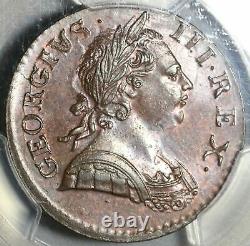 1771 PCGS MS 64 George III 1/2 Penny Great Britain Colonial Coin (17091201D)