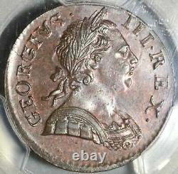 1771 PCGS MS 64 George III 1/2 Penny Great Britain Colonial Coin (17091201D)