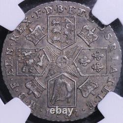 1787 Great Britain 1 Shilling NGC XF45 / Hearts and Stops / KM#607.2, Sp#3746