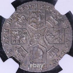 1787 Great Britain 1 Shilling NGC XF45 / Hearts and Stops / KM#607.2, Sp#3746