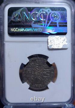 1787 Great Britain 1 Shilling NGC XF45 / Hearts and Stops / KM#607.2, Sp#3746