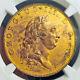 1788, Great Britain, George Iii. Proof Gilt Copper Pattern ½ Penny Coin. Ngc Au+