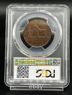 1790's Great Britain DH-345 Middlesex 1/2 Penny Conder Token PCGS MS64 BN