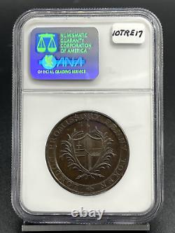 (1790's) Great Britain DH-59 Middlesex Kempson's 1 Penny Conder Token NGC MS63BN