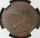 1794 Great Britain 1/2 Penny (ufo Coin) Norfolk-norwich B & M Key Ngc Ms 64 Bn