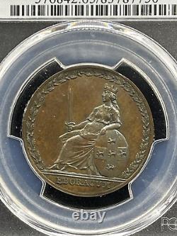 1796 Great Britain DH-70 Yorkshire 1/2 Penny Conder Token PCGS MS 65 BN (SCARCE)