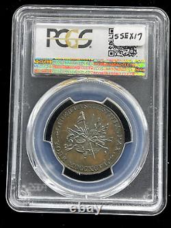 1796 Great Britain DH-70 Yorkshire 1/2 Penny Conder Token PCGS MS 65 BN (SCARCE)