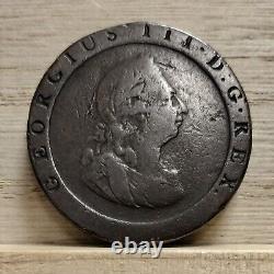 1797 Britannia Great Britain Copper Coin George III 27g 36mm 4mm thick