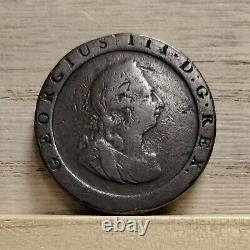 1797 Britannia Great Britain Copper Coin George III 27g 36mm 4mm thick