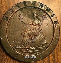 1797 Great Britain George III Cartwheel Twopence Coin