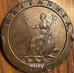 1797 Great Britain George III Cartwheel Twopence Large Coin