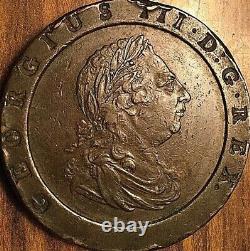 1797 Great Britain George III Cartwheel Twopence Large Coin
