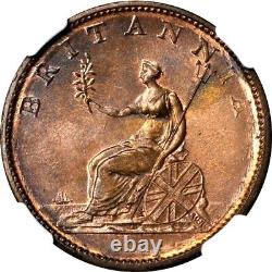 1806 Great Britain 1/2 Penny, NGC MS 66 RB, Scarce 3 Berry Variety, Superb