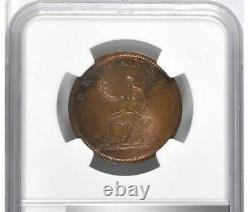 1806 Great Britain 1/2 Penny, NGC MS 66 RB, Scarce 3 Berry Variety, Superb
