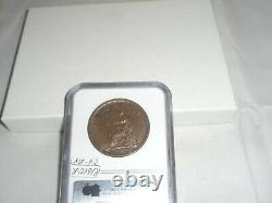 1806 Great Britain 1P Large Penny Coin graded NGC MS 62 BN George III Britannia