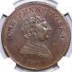 1811 1c Great Britain W-133 Bilston-royal Exchange Penny Ngc Ms 61 Clashed Dies