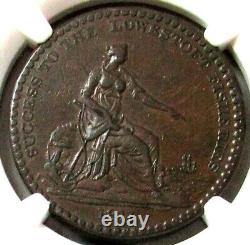 1811 Great Britain Penny Suffolk Lowestoft Conder Token Ngc Xf 45 Bn W-851