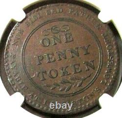 1811 Great Britain Penny Suffolk Lowestoft Conder Token Ngc Xf 45 Bn W-851
