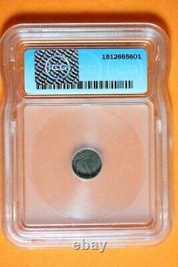 1818 ICG MS65 PL Great Britain Silver Penny #B6740