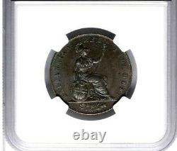 1826 Great Britain 1/2 Penny, NGC MS 63, KM # 692, Half