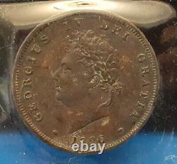 1826 Great Britain Penny Xf Kb8