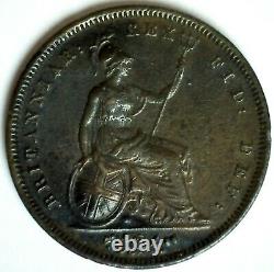 1831 Great Britain Copper Penny 1c UK Coin Circulated You Grade Willian IV Ruler