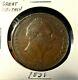 1831 Great Britain One Penny World Uk Coin