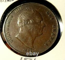 1831 Great Britain One Penny World UK Coin