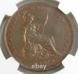 1831 Great Britain Penny Certified NGC AU 55 BN