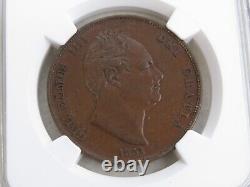 1831 Great Britain Penny Certified NGC AU 55 BN