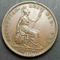 1831 Great Britain Penny, William IV Gulielmus IIII Dei Gratia UK