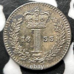 1833 Great Britain Maundy 1 Penny Lot#JM7143 High Grade! Beautiful! 8,712 Minted