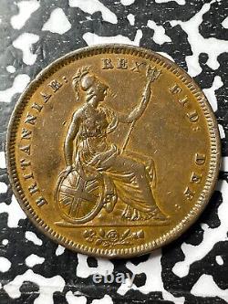 1834 Great Britain 1 Penny Lot#JM4833 Key Date! Nice