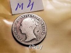 1839 Great Britain Fourpence Silver Coin IDm4