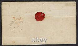 1840 1d Black Four Margins Plate 2 Margate Red Maltese Cross 1841 Sarre Penny P