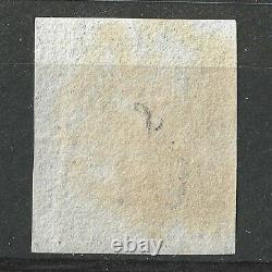 1840 GB QV QUEEN VICTORIA 1d PENNY BLACK STAMP PLATE 8'EA' USED 4 MARGINS