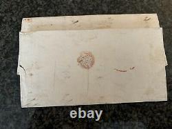 1840 Genuine Penny Black On Original Cover With Red Maltese Cross