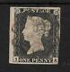 1840 Penny Black (ia) Used Cancelled By Black & Red Crosses See Scans