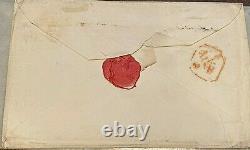 1840 Penny Black Pair on Cover (Aug 22, 1840) from Allonby to Liverpool