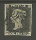 1840 Penny Black (pl) Plate 2 Fine Used 4 Large Margins Lovely Stamp